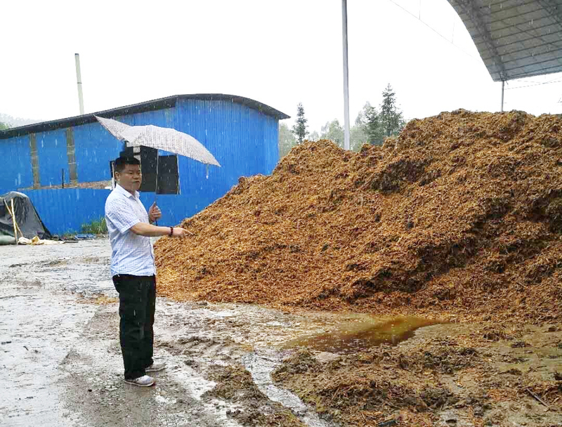 紙廠排查硬漢柔情暖人心工作中的全宏雲,擁有湖南省