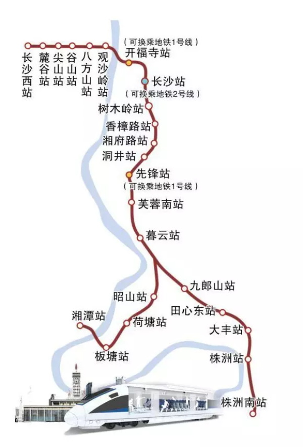 长株潭城铁6列新动车将上路,开行密度大增