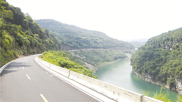已建成通车的保靖迁清公路